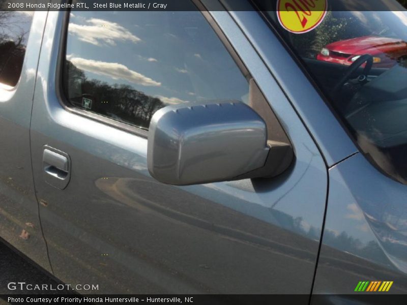 Steel Blue Metallic / Gray 2008 Honda Ridgeline RTL