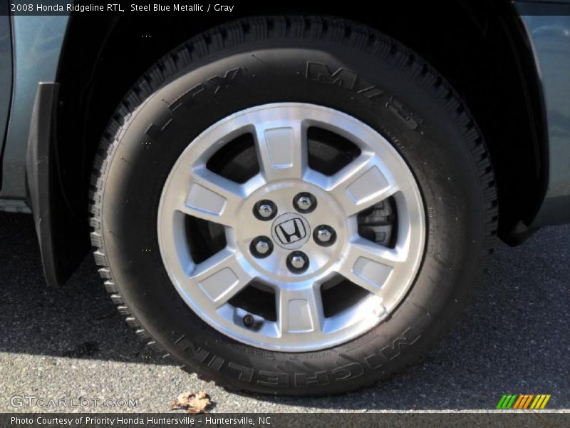 Steel Blue Metallic / Gray 2008 Honda Ridgeline RTL