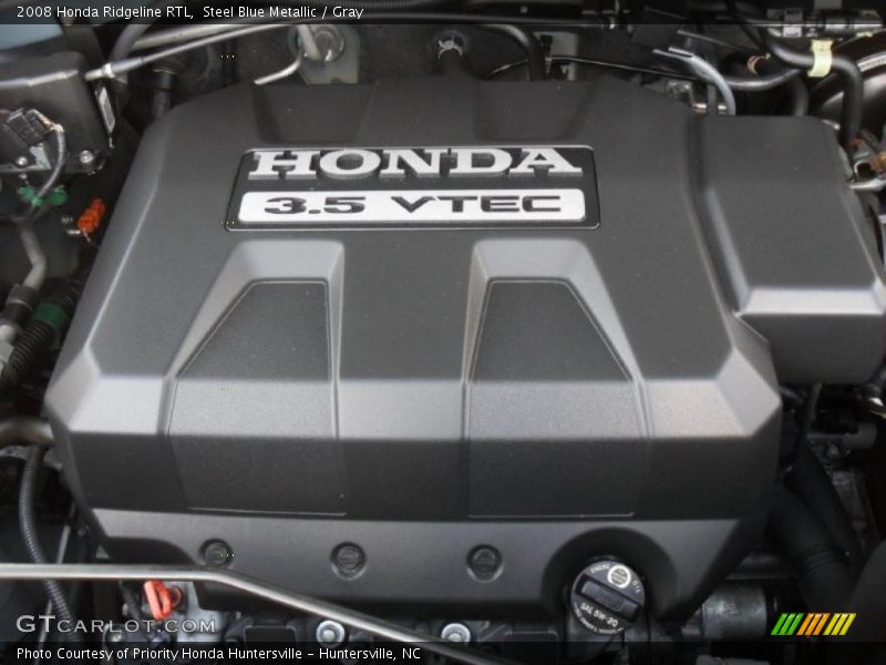 Steel Blue Metallic / Gray 2008 Honda Ridgeline RTL