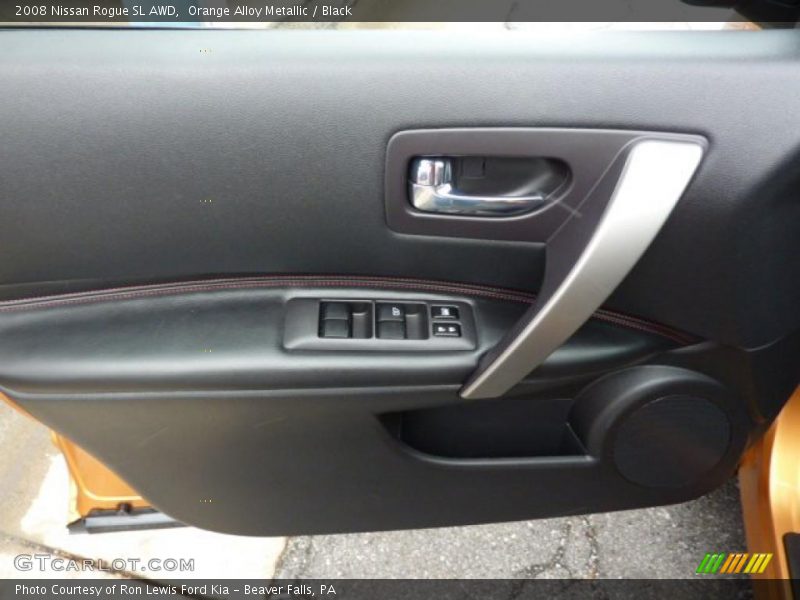 Orange Alloy Metallic / Black 2008 Nissan Rogue SL AWD