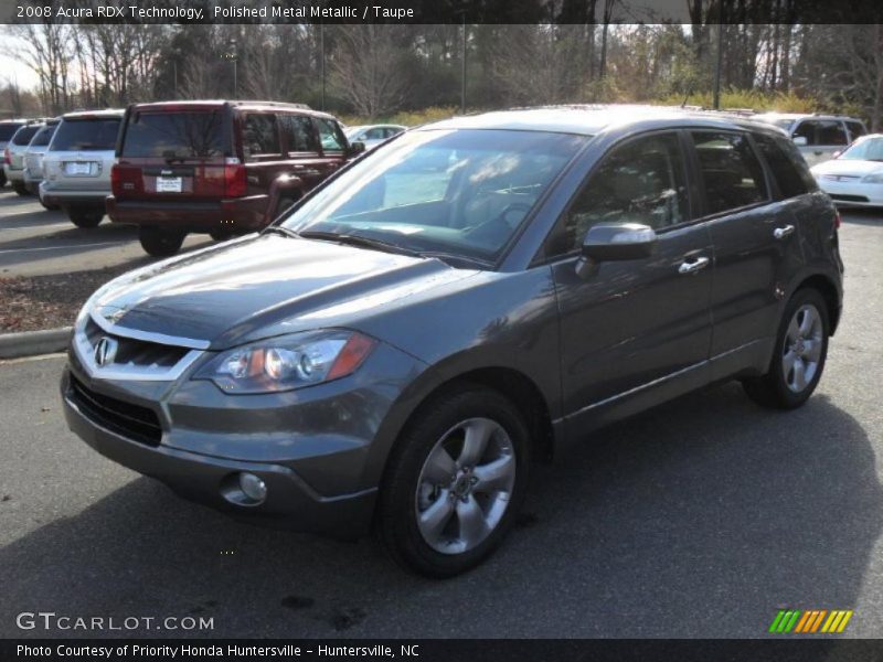 Polished Metal Metallic / Taupe 2008 Acura RDX Technology