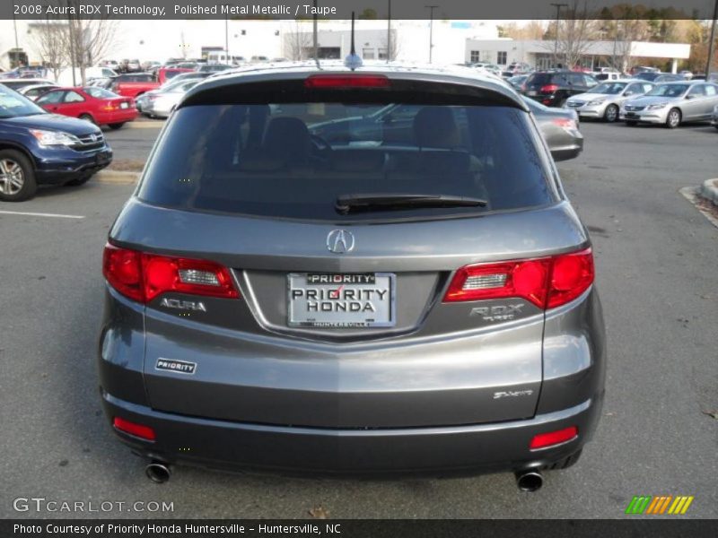 Polished Metal Metallic / Taupe 2008 Acura RDX Technology