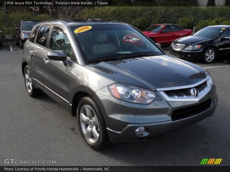 Polished Metal Metallic / Taupe 2008 Acura RDX Technology