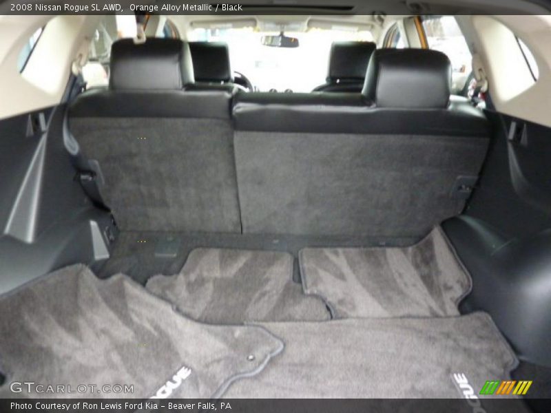 Orange Alloy Metallic / Black 2008 Nissan Rogue SL AWD