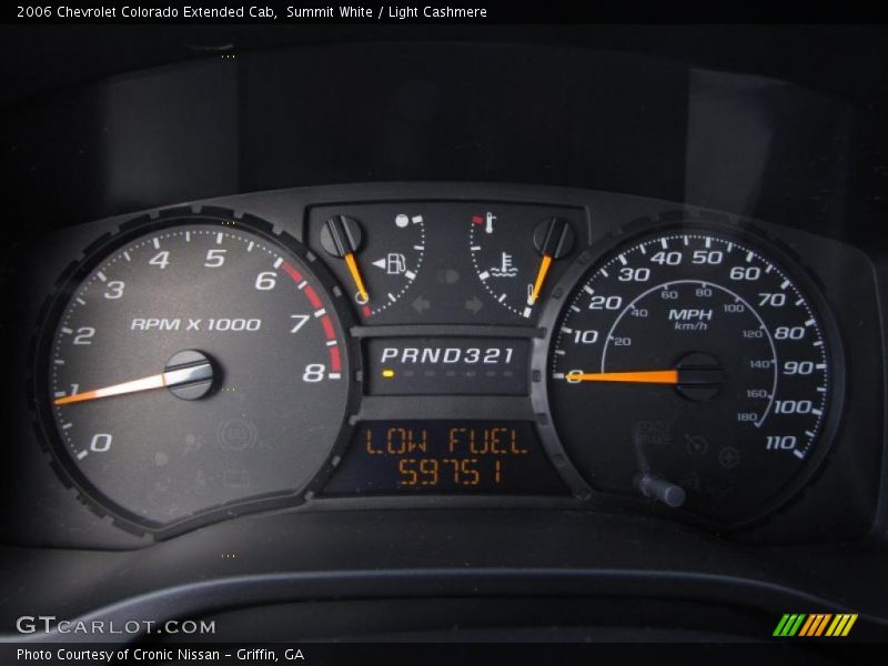  2006 Colorado Extended Cab Extended Cab Gauges