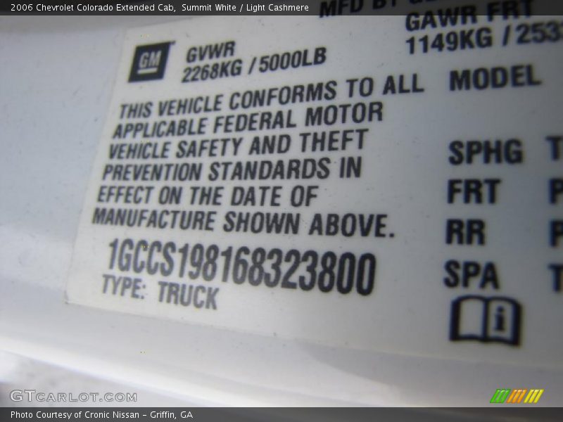 Summit White / Light Cashmere 2006 Chevrolet Colorado Extended Cab