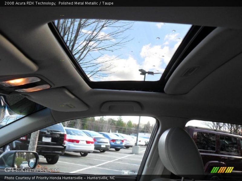 Polished Metal Metallic / Taupe 2008 Acura RDX Technology