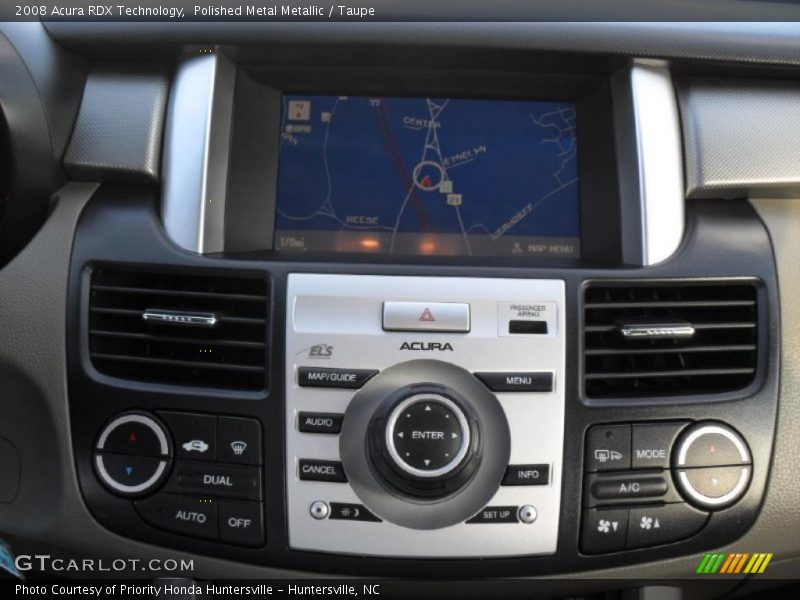 Polished Metal Metallic / Taupe 2008 Acura RDX Technology