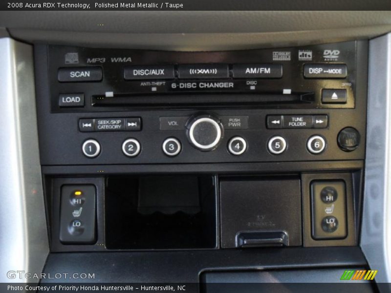 Polished Metal Metallic / Taupe 2008 Acura RDX Technology
