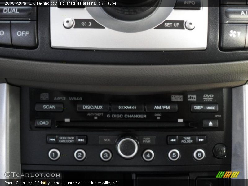 Polished Metal Metallic / Taupe 2008 Acura RDX Technology
