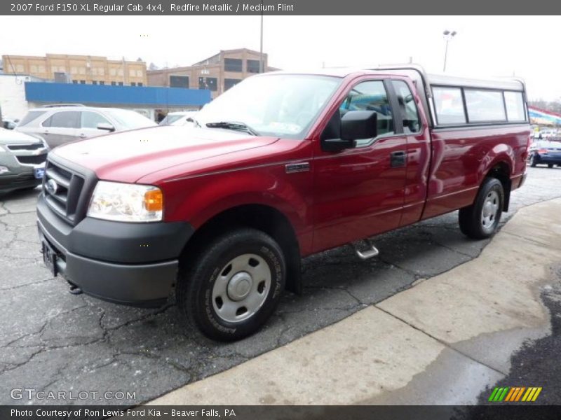 Redfire Metallic / Medium Flint 2007 Ford F150 XL Regular Cab 4x4