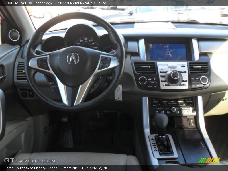 Polished Metal Metallic / Taupe 2008 Acura RDX Technology