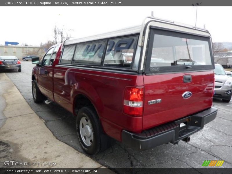 Redfire Metallic / Medium Flint 2007 Ford F150 XL Regular Cab 4x4