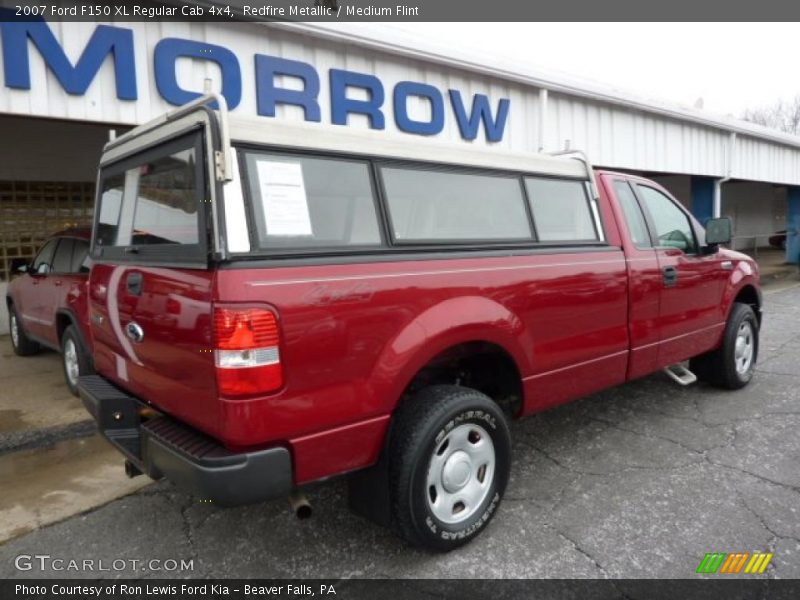 Redfire Metallic / Medium Flint 2007 Ford F150 XL Regular Cab 4x4