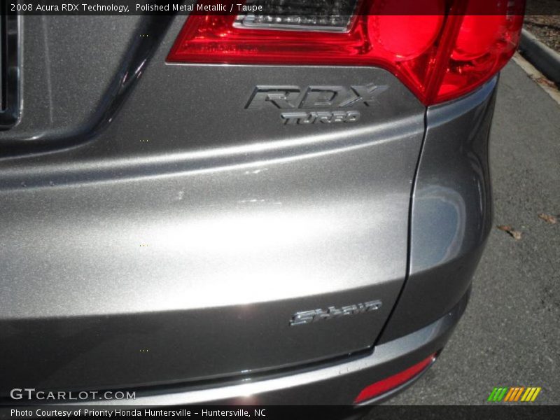 Polished Metal Metallic / Taupe 2008 Acura RDX Technology