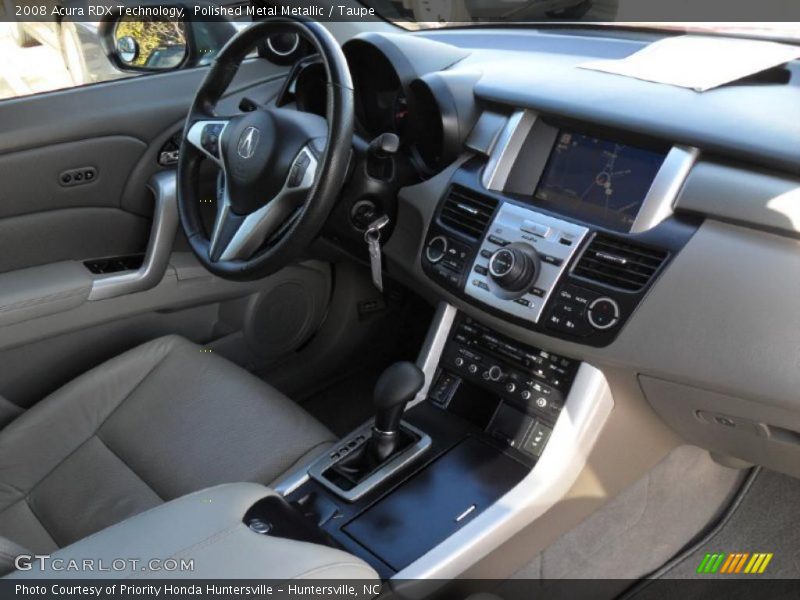 Polished Metal Metallic / Taupe 2008 Acura RDX Technology