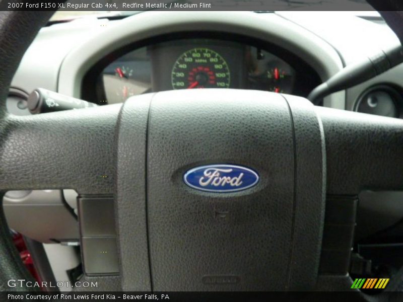 Redfire Metallic / Medium Flint 2007 Ford F150 XL Regular Cab 4x4