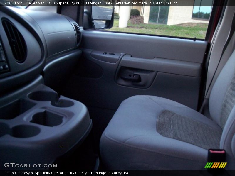 Dark Toreador Red Metallic / Medium Flint 2005 Ford E Series Van E350 Super Duty XLT Passenger