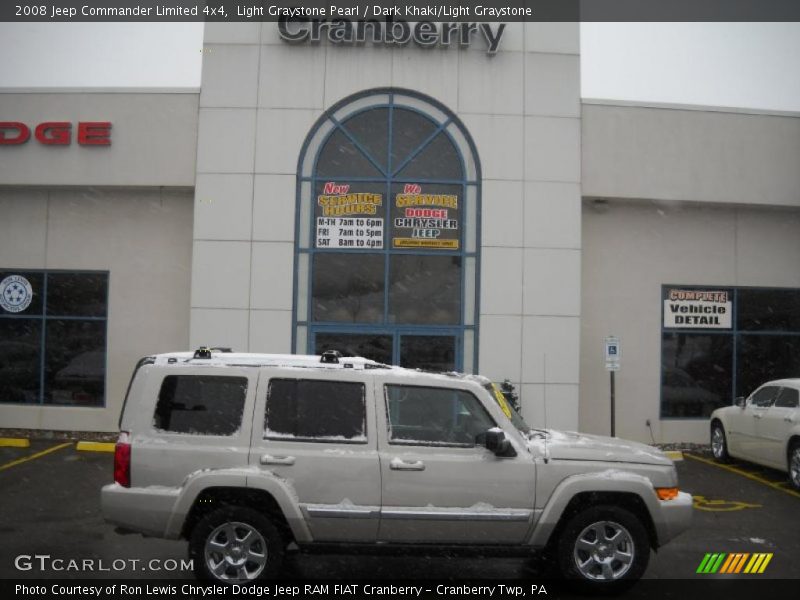 Light Graystone Pearl / Dark Khaki/Light Graystone 2008 Jeep Commander Limited 4x4