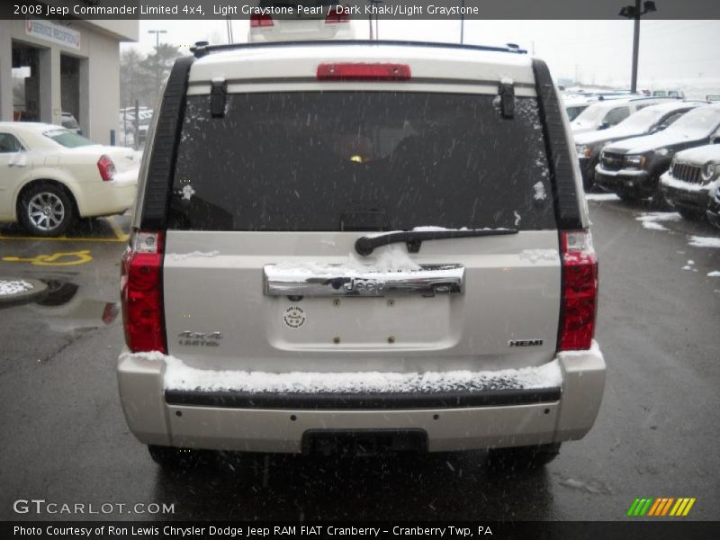 Light Graystone Pearl / Dark Khaki/Light Graystone 2008 Jeep Commander Limited 4x4