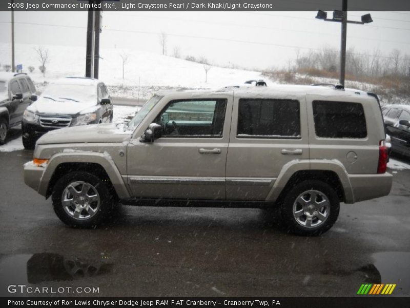 Light Graystone Pearl / Dark Khaki/Light Graystone 2008 Jeep Commander Limited 4x4