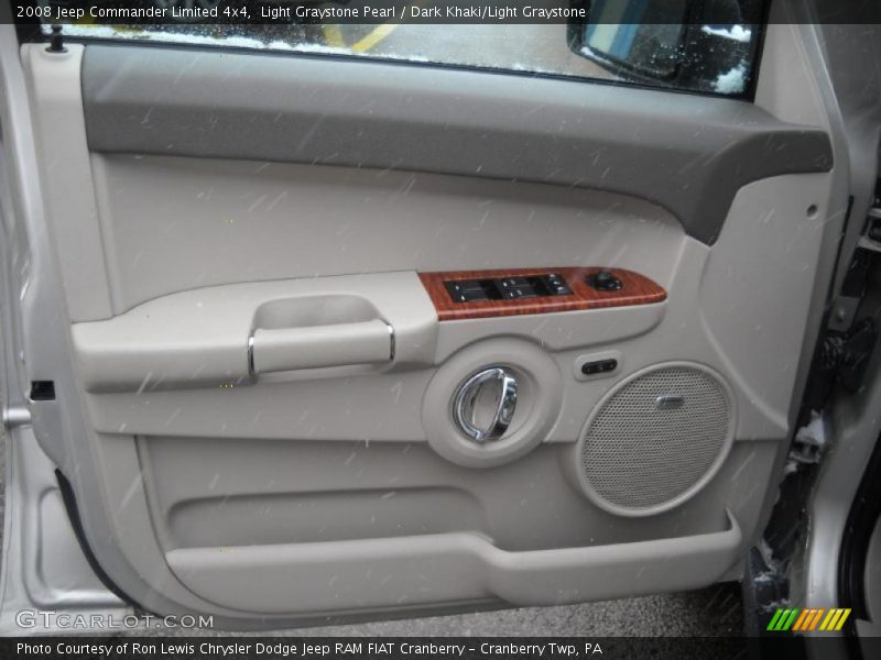 Light Graystone Pearl / Dark Khaki/Light Graystone 2008 Jeep Commander Limited 4x4