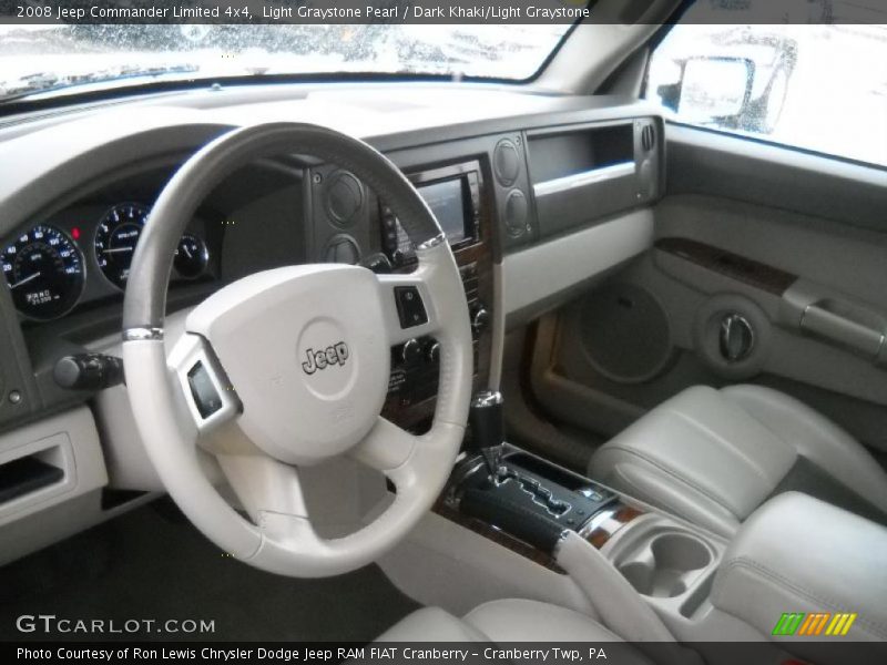 Light Graystone Pearl / Dark Khaki/Light Graystone 2008 Jeep Commander Limited 4x4