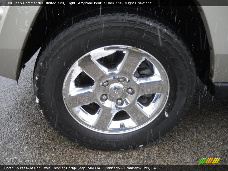 Light Graystone Pearl / Dark Khaki/Light Graystone 2008 Jeep Commander Limited 4x4