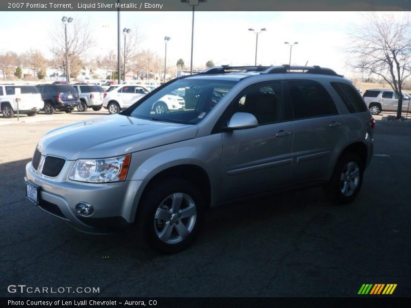 Liquid Silver Metallic / Ebony 2007 Pontiac Torrent