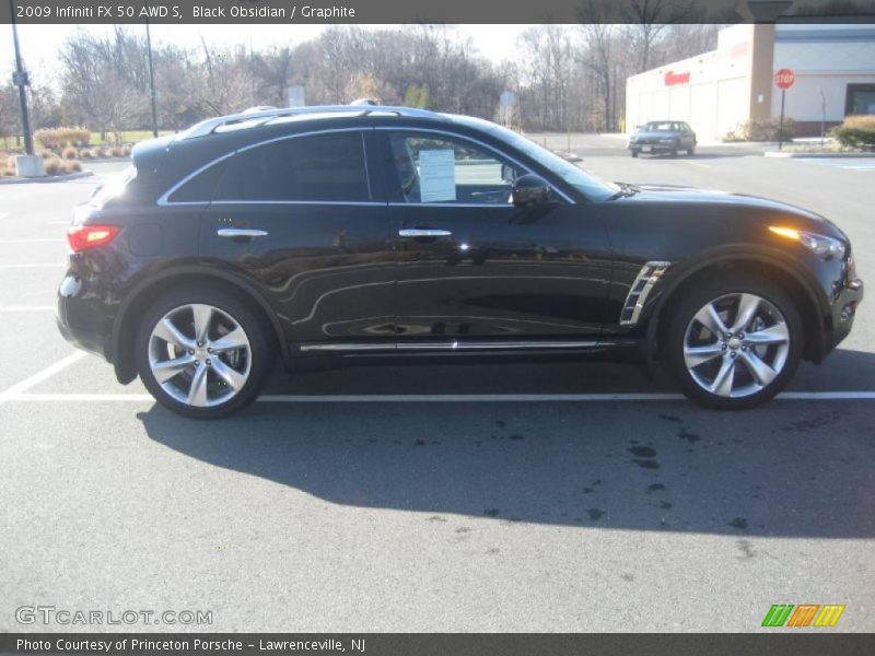 Black Obsidian / Graphite 2009 Infiniti FX 50 AWD S