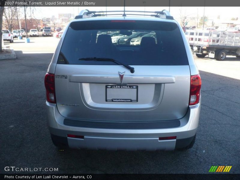 Liquid Silver Metallic / Ebony 2007 Pontiac Torrent