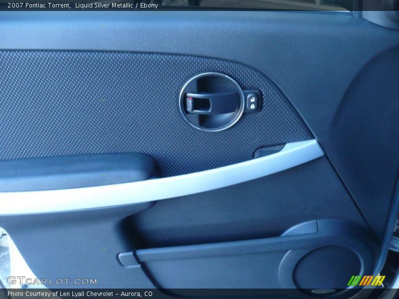 Liquid Silver Metallic / Ebony 2007 Pontiac Torrent