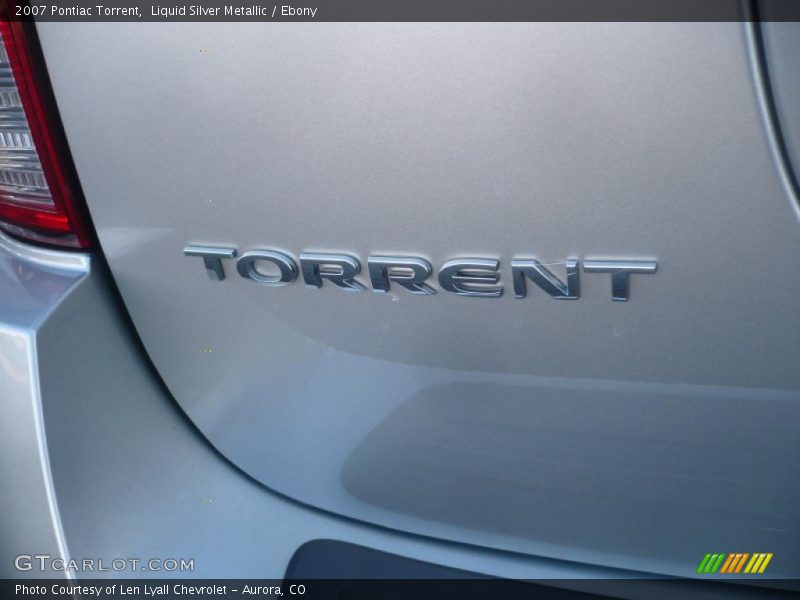 Liquid Silver Metallic / Ebony 2007 Pontiac Torrent