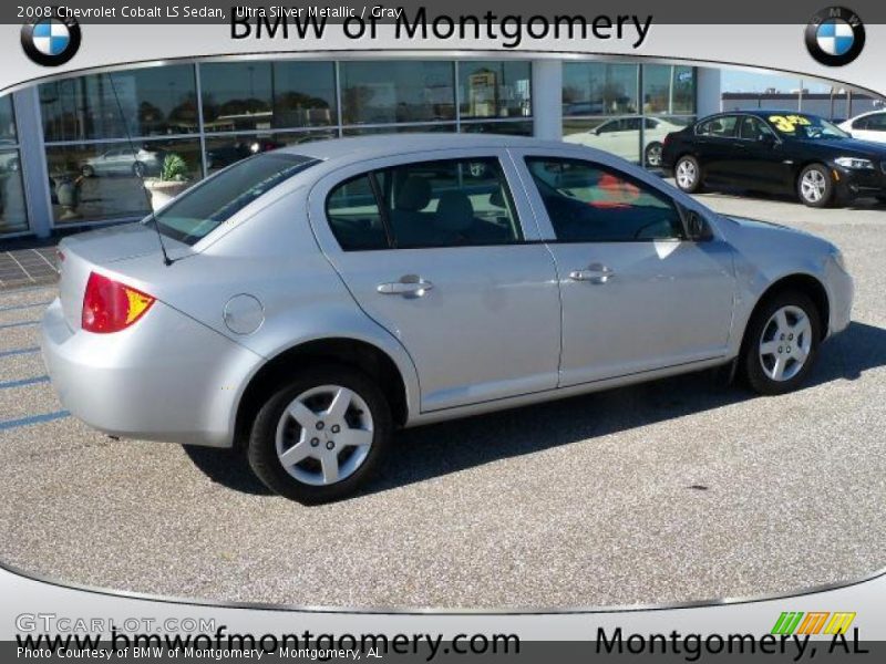 Ultra Silver Metallic / Gray 2008 Chevrolet Cobalt LS Sedan