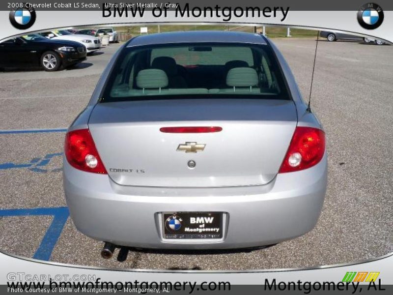 Ultra Silver Metallic / Gray 2008 Chevrolet Cobalt LS Sedan