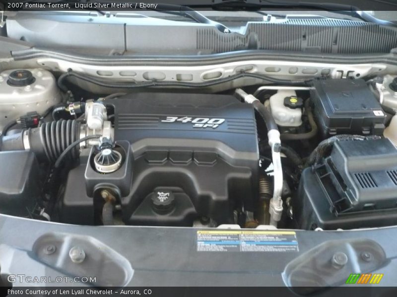 Liquid Silver Metallic / Ebony 2007 Pontiac Torrent