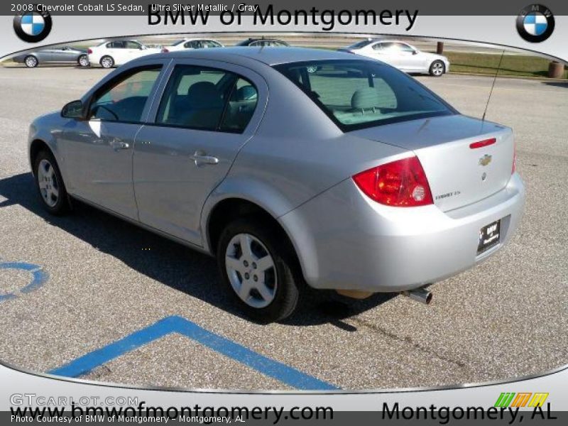 Ultra Silver Metallic / Gray 2008 Chevrolet Cobalt LS Sedan