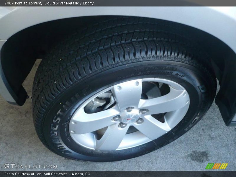 Liquid Silver Metallic / Ebony 2007 Pontiac Torrent