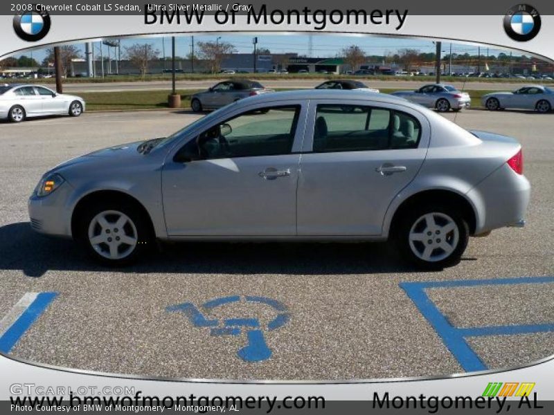 Ultra Silver Metallic / Gray 2008 Chevrolet Cobalt LS Sedan