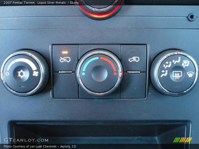 Liquid Silver Metallic / Ebony 2007 Pontiac Torrent