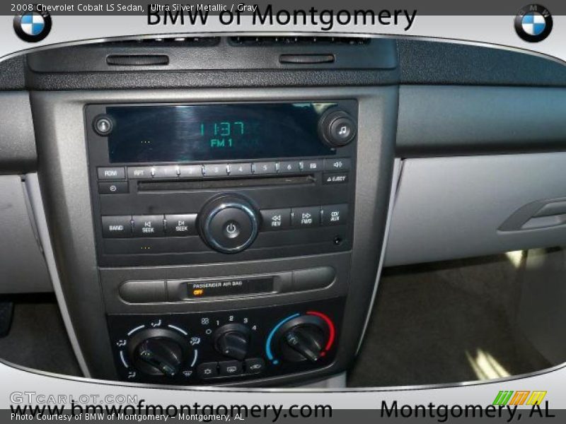 Ultra Silver Metallic / Gray 2008 Chevrolet Cobalt LS Sedan