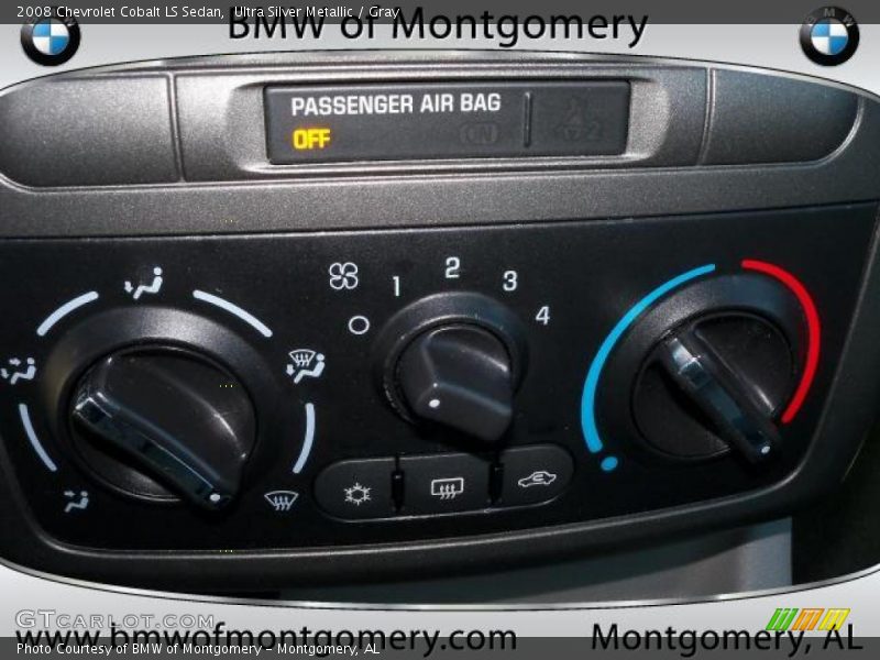 Ultra Silver Metallic / Gray 2008 Chevrolet Cobalt LS Sedan