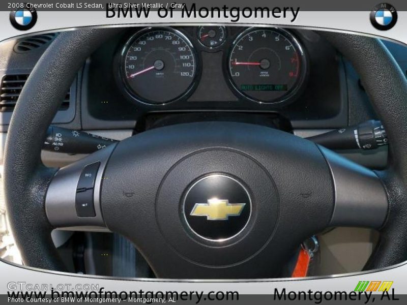 Ultra Silver Metallic / Gray 2008 Chevrolet Cobalt LS Sedan