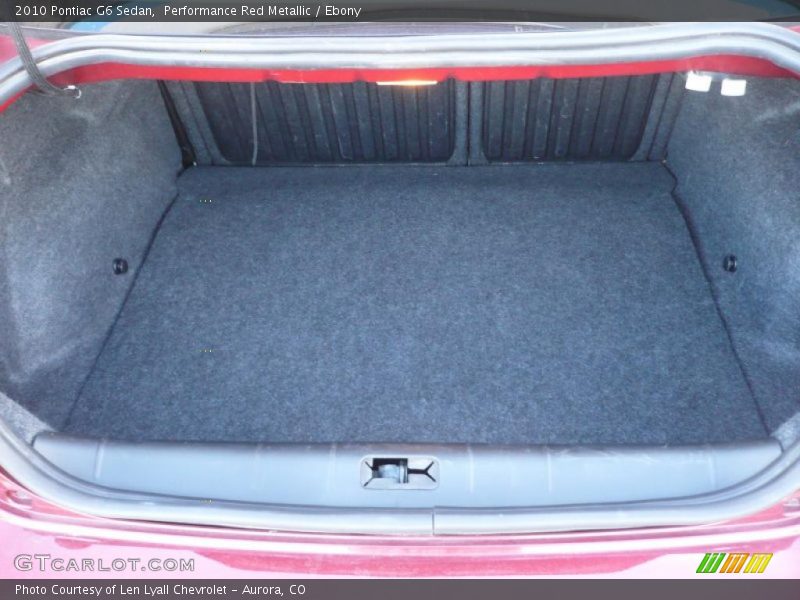 Performance Red Metallic / Ebony 2010 Pontiac G6 Sedan