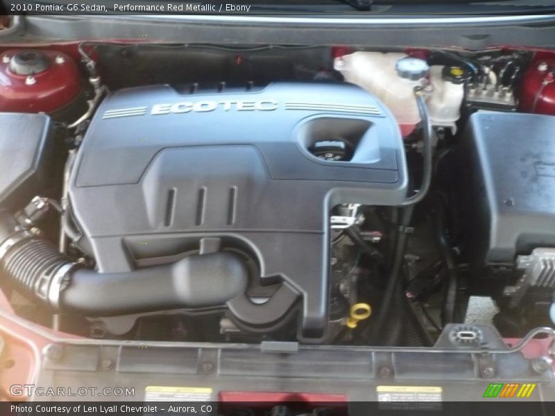 Performance Red Metallic / Ebony 2010 Pontiac G6 Sedan
