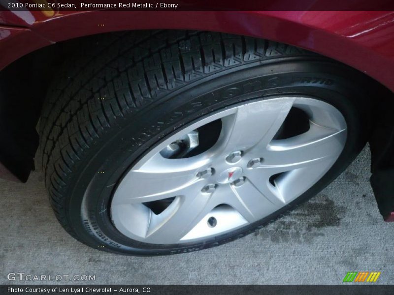 Performance Red Metallic / Ebony 2010 Pontiac G6 Sedan