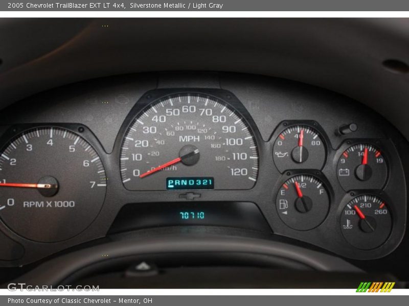 Silverstone Metallic / Light Gray 2005 Chevrolet TrailBlazer EXT LT 4x4