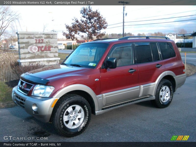 Cambridge Red Pearl / Tan 2003 Mitsubishi Montero XLS 4x4