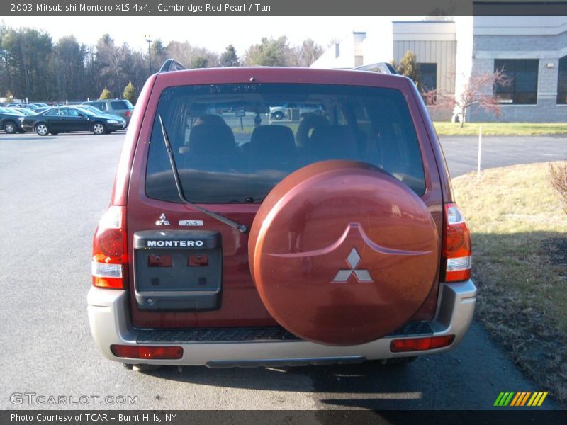 Cambridge Red Pearl / Tan 2003 Mitsubishi Montero XLS 4x4