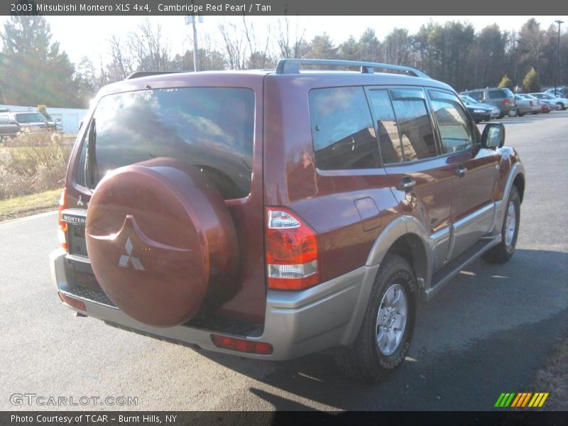 Cambridge Red Pearl / Tan 2003 Mitsubishi Montero XLS 4x4
